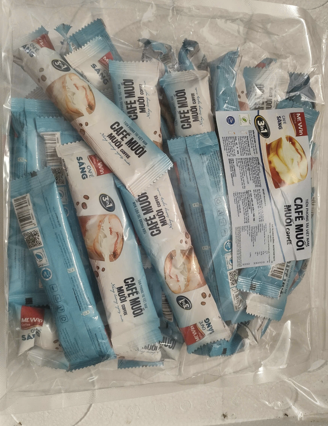 Bịch Cà Phê Muối Mr Win 1.1kg